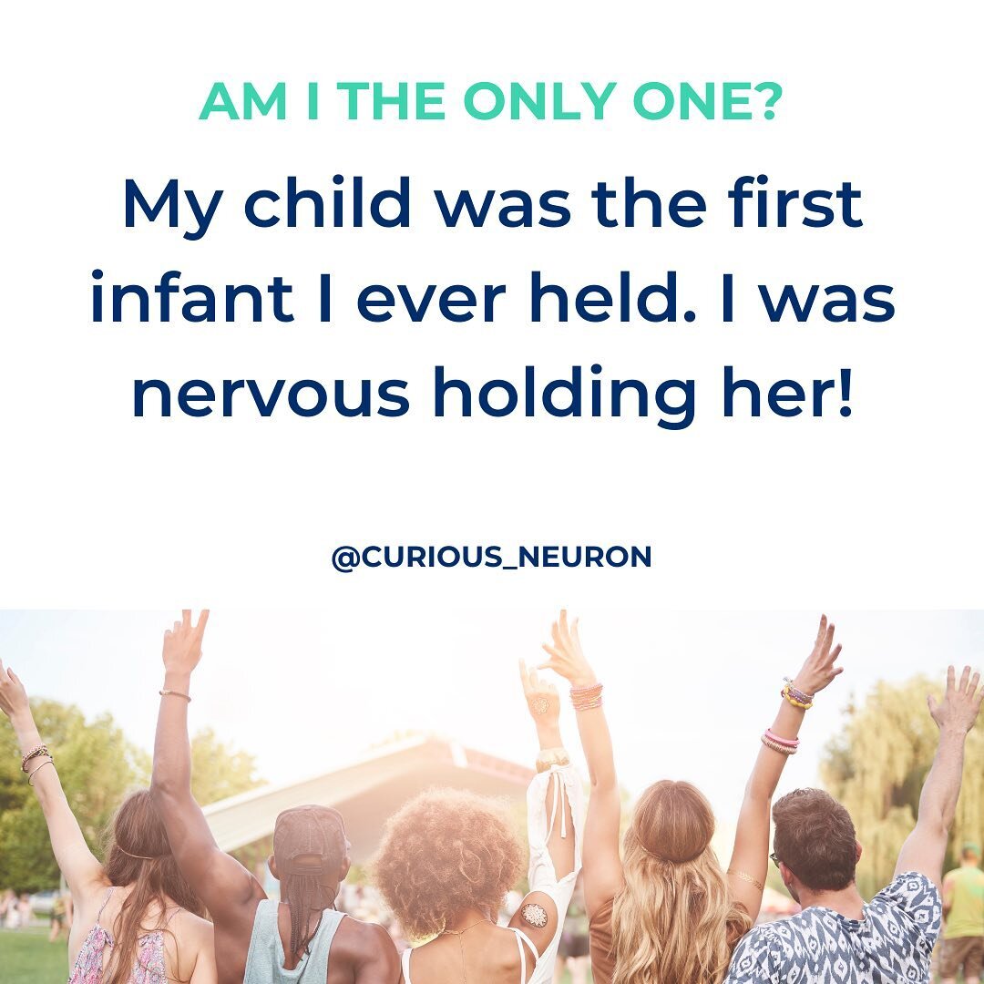 Hi! My name is a Cindy and I am a mom of 3. Am I the only one who had never held an infant until I had my own child? 

I remember good my first born. I would place my arms then ask my husband or the nurse to place her in my arms. If I had to move or 